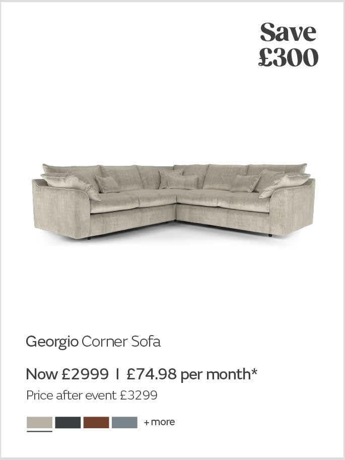 Georgio corner sofa
